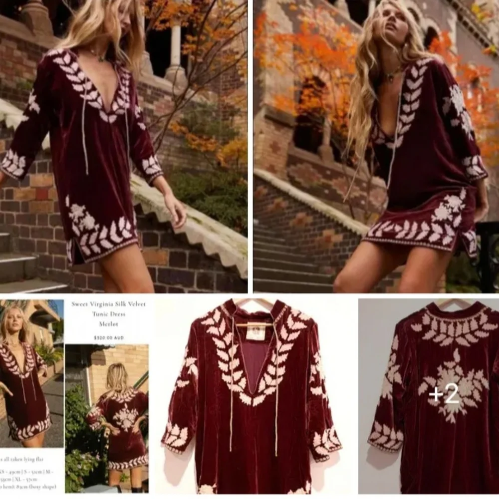 Size swap Small Chasing Unicorns silk velvet tunic dress need XS - Picture 1 of 1